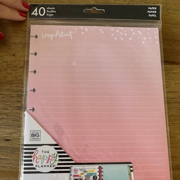 The Happy Planner Other Happy Planner Filler Paper Set Poshmark